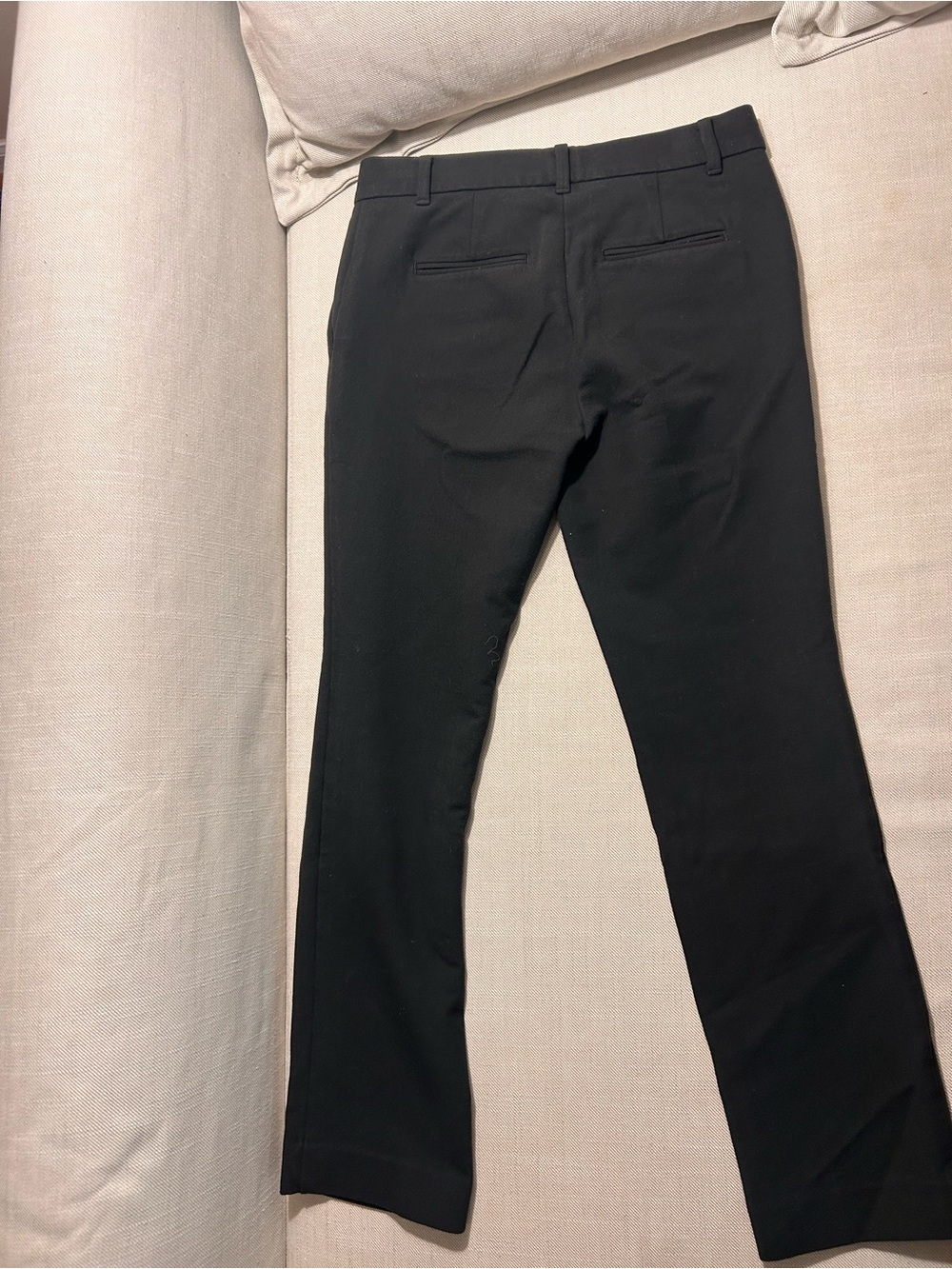 Ann Taylor Black Straight-Leg Dress Pants